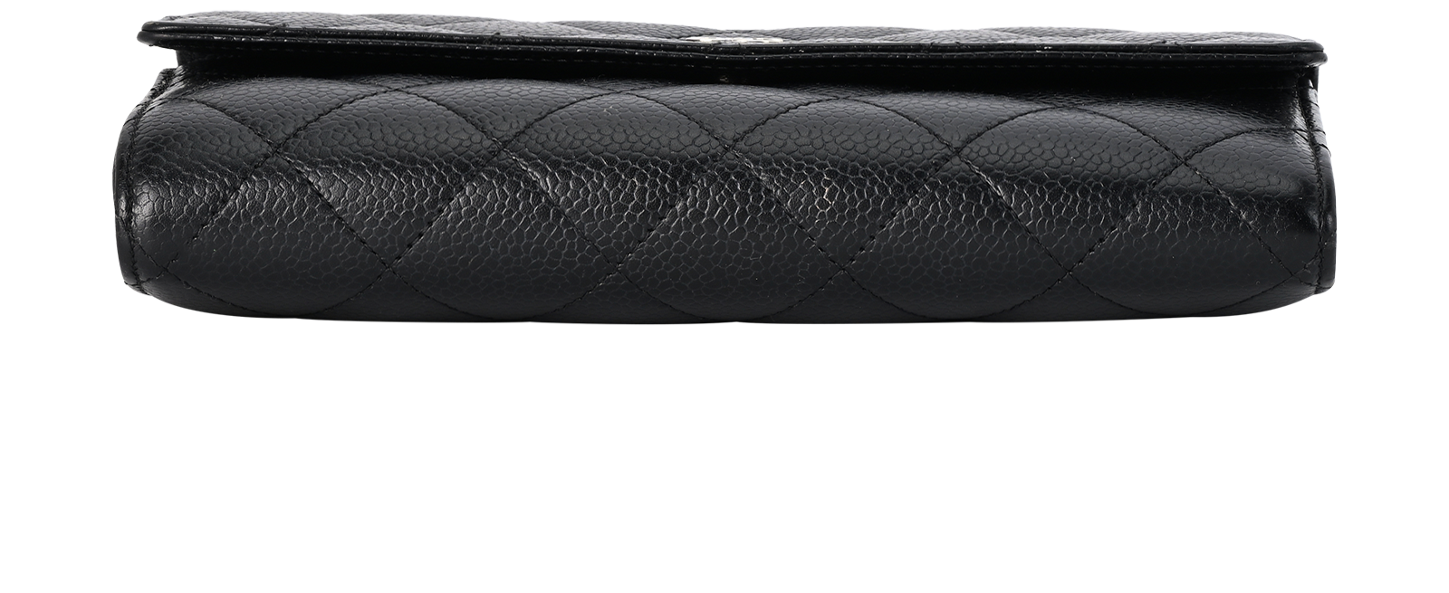 Chanel Continental Wallet, &pound;495, Accessories, Black, Caviar Leather, Top view